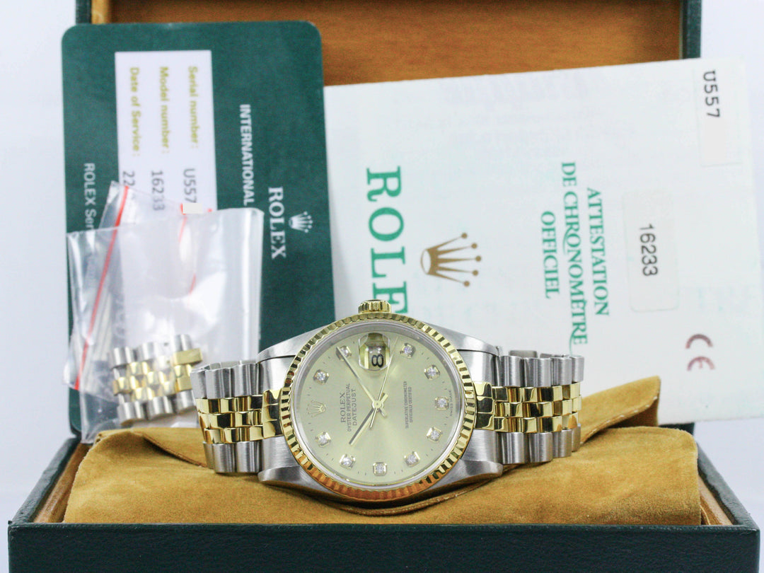 ROLEX Datejust Baujahr 1998 Referenz 16233