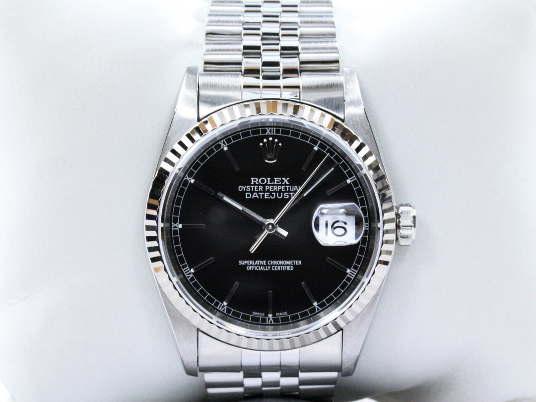 16234_RLX_Datejust_Black_ZB_Jubilee_FSet_LC207_Serial_U148XXX_Jahr_1997_1