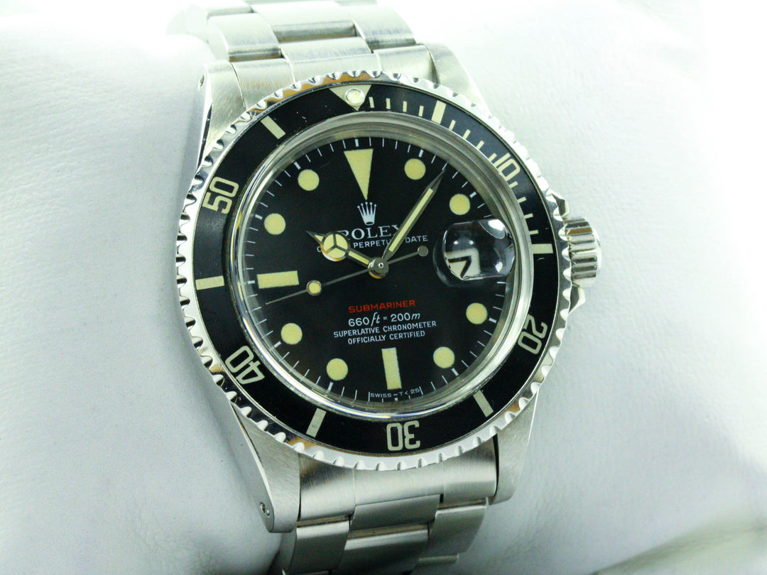 ROLEX Submariner Date Single Red Dial Referenz 1680