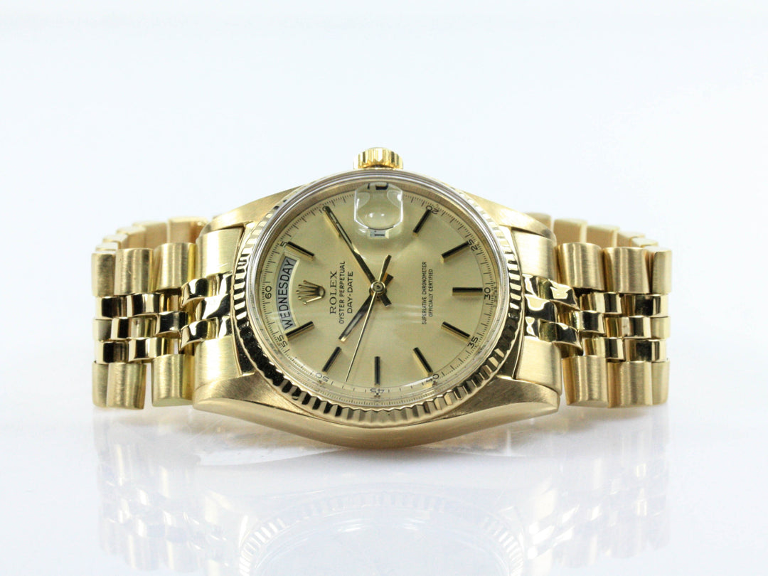 1803_RLX_Day-Date_18k_GGold_Juiblee_Champagne_ZB_Serial_2696XXX_FSet_Schweiz_5