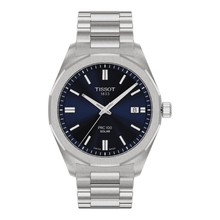 Tissot PRC 100 Solar 39mm T151.422.11.041.00 - Zifferblatt Blau, Armband Stahl