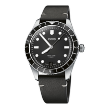 Oris Divers Sixty-Five 12H Calibre 400 40mm 01 400 7772 4054 – Zifferblatt Schwarz, Armband Leder