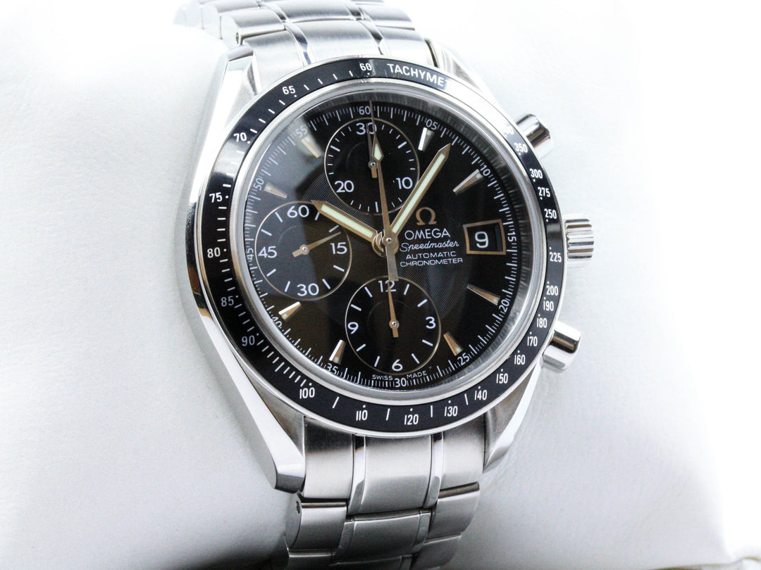 Speedmaster Date 40 mm Omega Papiere Referenz 32105000