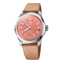 Oris Big Crown Pointer Date Calibre 403 40mm 01 403 7799 4068 – Zifferblatt Rot, Armband Leder