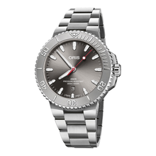 Oris Aquis Date Relief 43,5mm 01 733 7789 4153 – Zifferblatt Grau, Armband Stahl