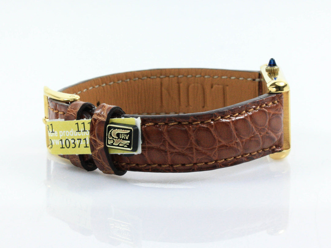 Cartier Tank 21 mm 925 Silber Gold Plated Handwinding
