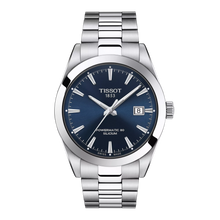 Tissot Gentleman Silizium 40mm T127.407.11.041.00 - Zifferblatt Blau, Armband Stahl