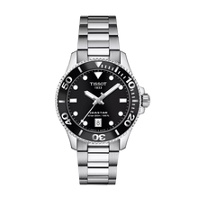 Tissot Seastar 1000 36mm T120.210.11.051.00 - Zifferblatt Schwarz, Armband Stahl
