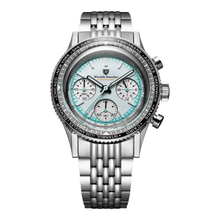 Nivada Grenchen Chronoking Racing II Grey 87056Q – Herrenuhr 38 mm, Zifferblatt Grau
