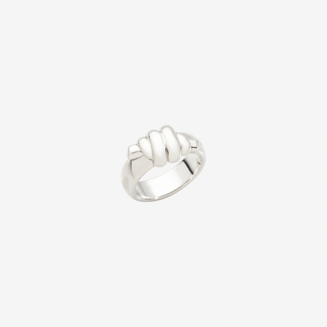 Ring Nodo Silber Breit