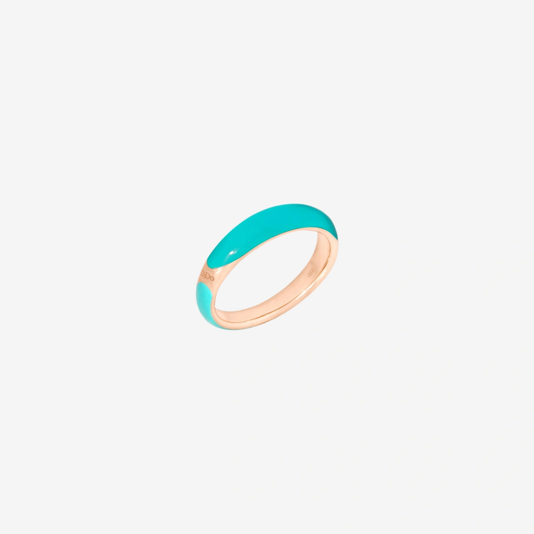 Ring Rondelle Türkis