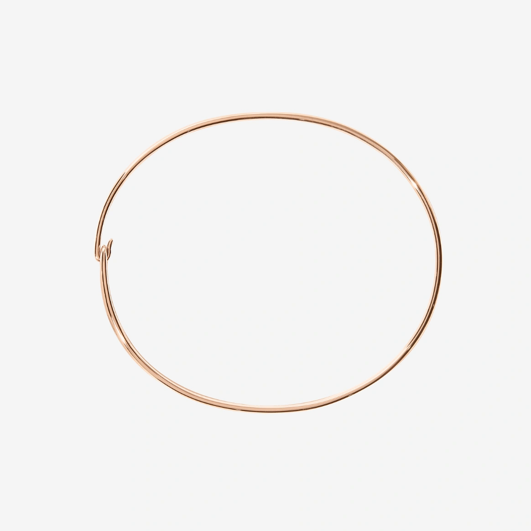 Armreif Essentials mit Stopper Rosegold
