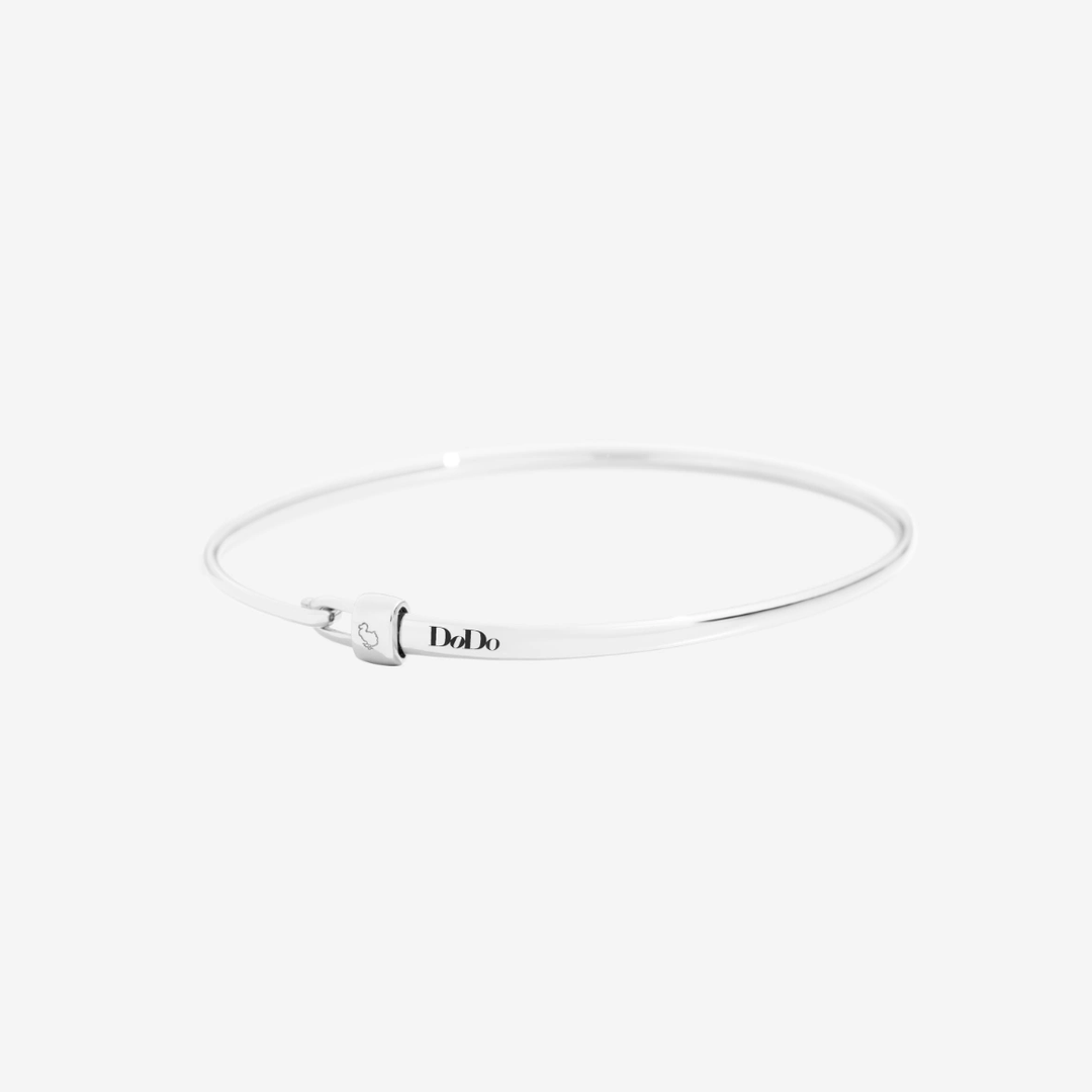 Armreif Essentials mit Stopper Silber