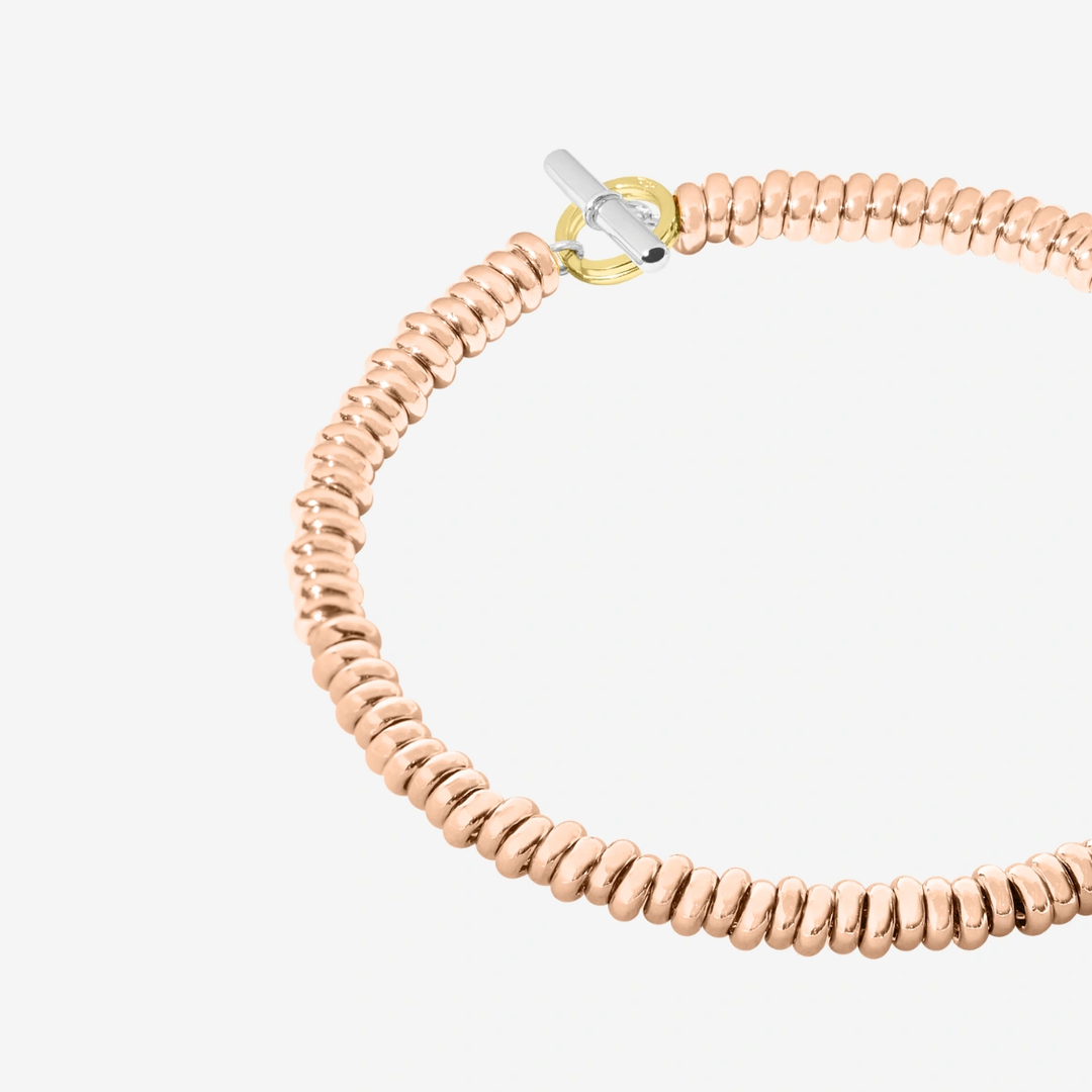 Armband Rondelle Rosegold