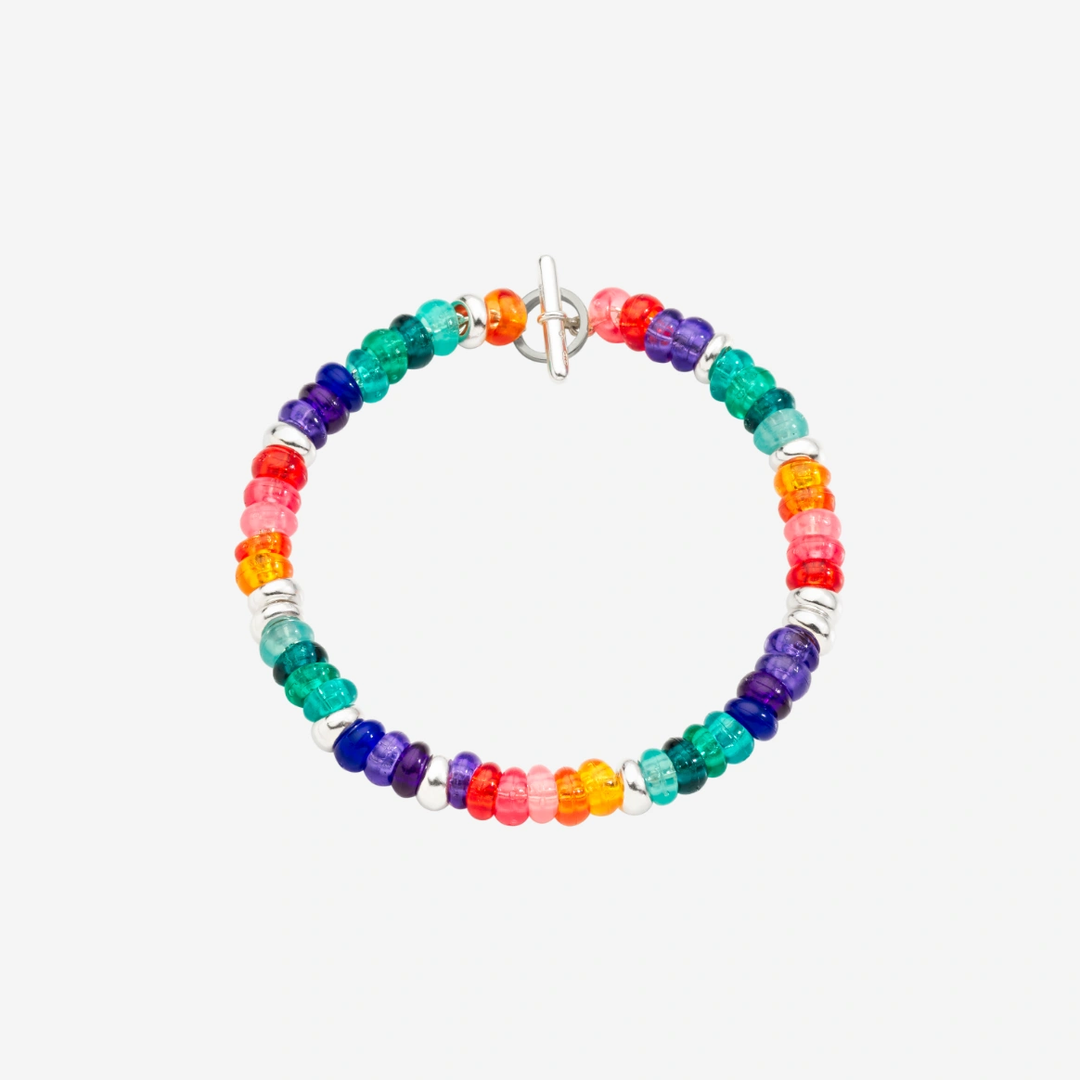 Armband Rondelle Rainbow