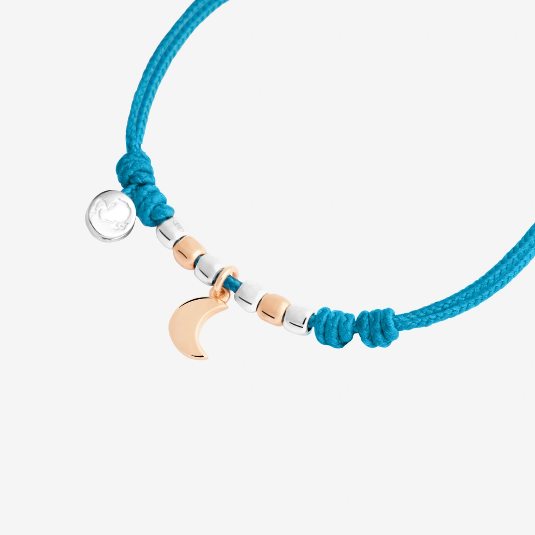 Kordelarmband Mond