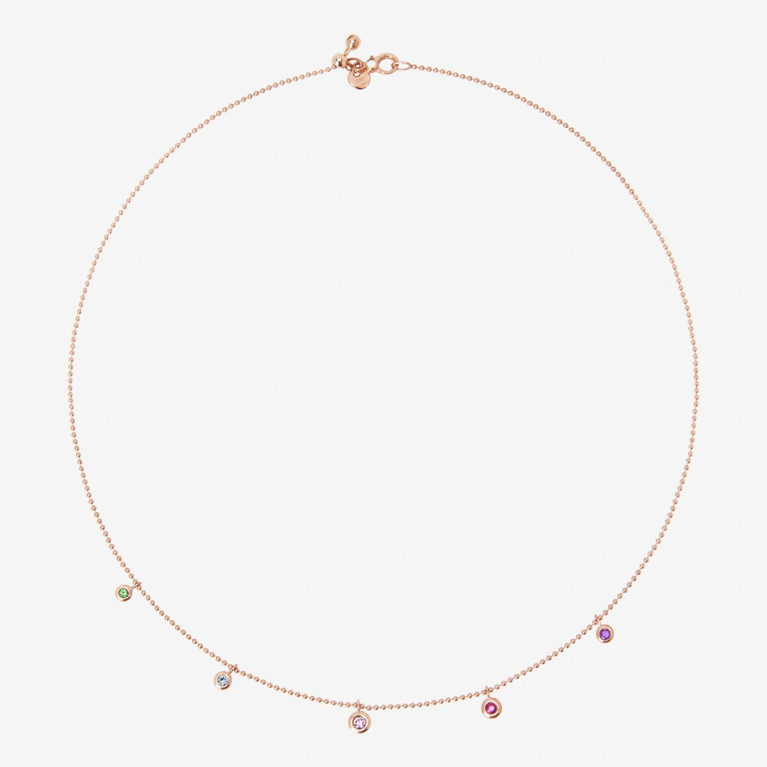 Halskette Bollicini Colour Sparkle
