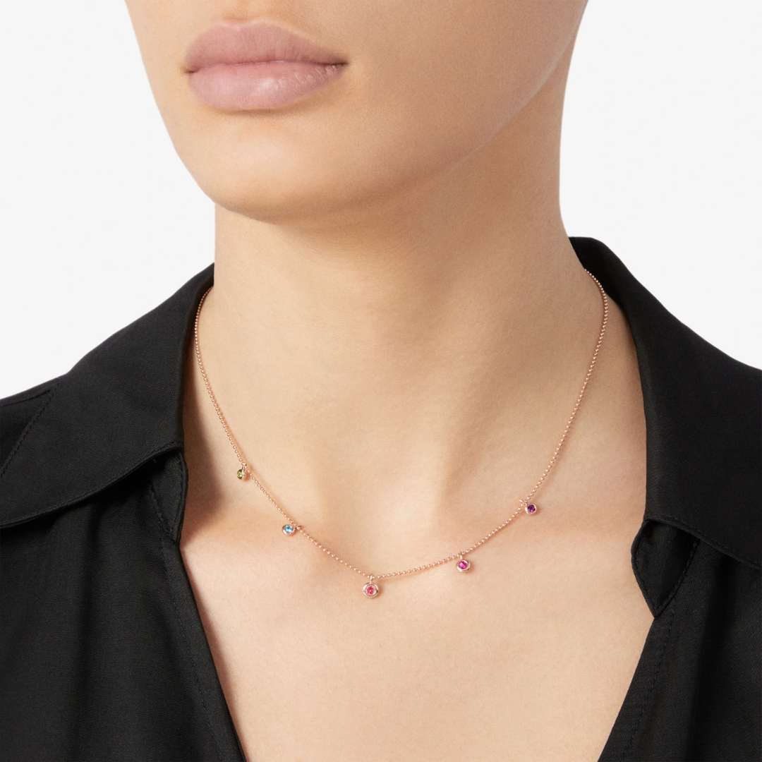 Halskette Bollicini Colour Sparkle