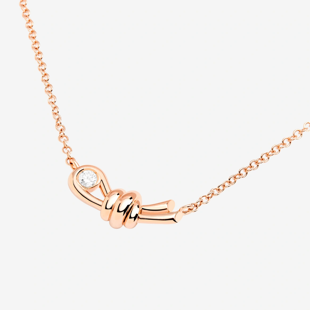 Halskette Nodo Rosegold
