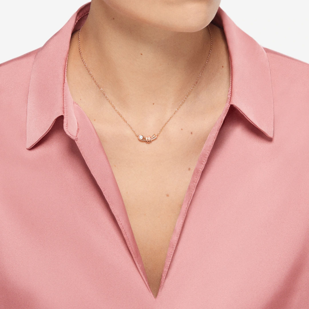 Halskette Nodo Rosegold