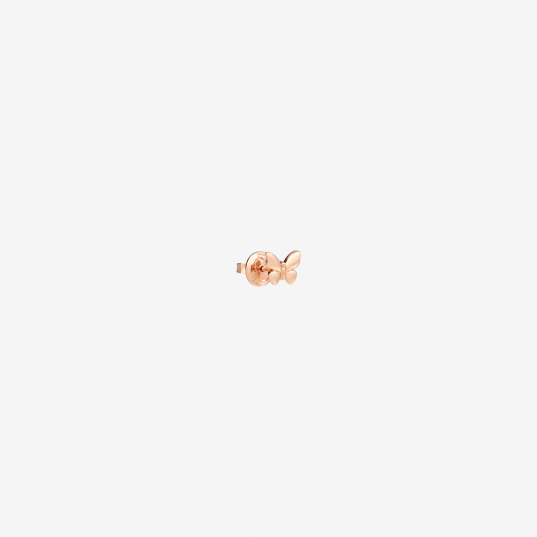 Ohrring Schmetterling Rosegold Einzeln
