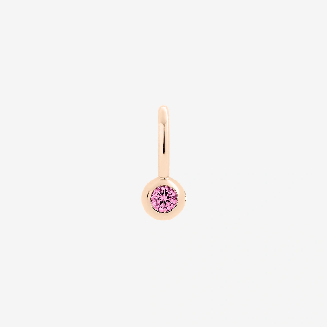 Anhänger Bollicine rosa Saphir