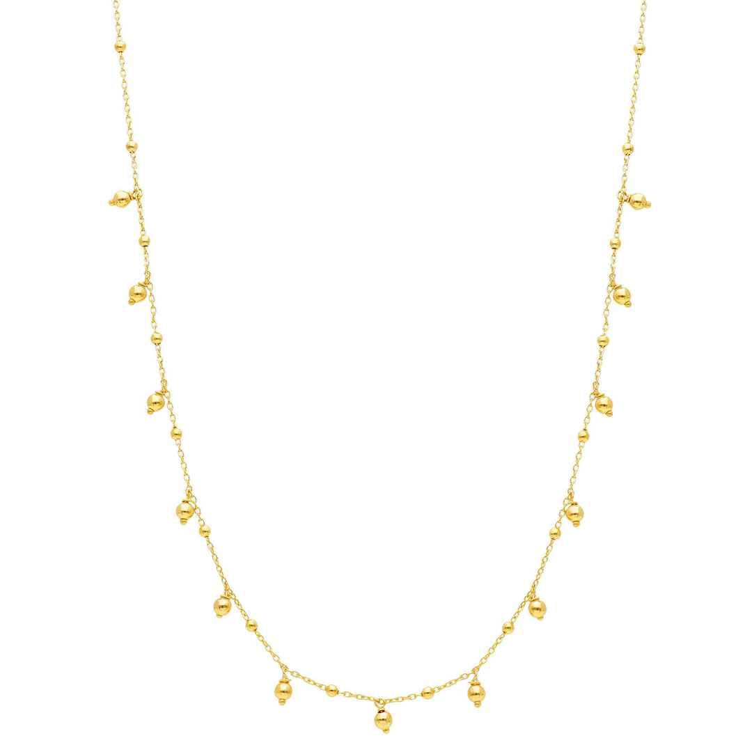 Halskette Lun Sparkling 14Kt