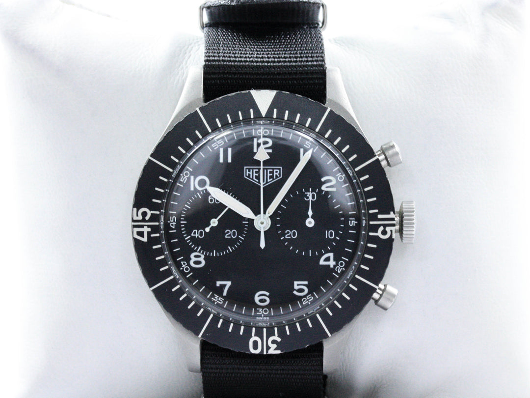Heuer Bundeswehr Flyback Chronograph Referenz 1550SG