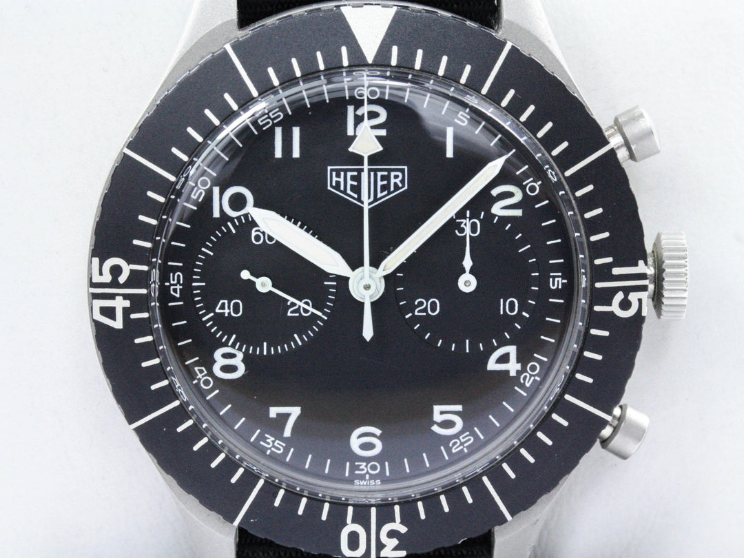 Heuer Bundeswehr Flyback Chronograph Referenz 1550SG