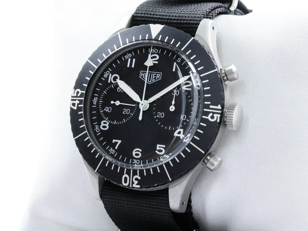Heuer Bundeswehr Flyback Chronograph Referenz 1550SG