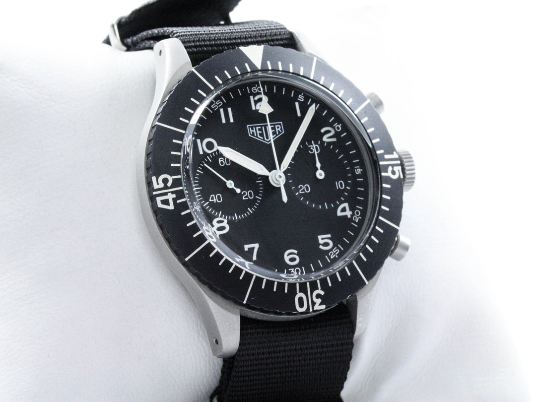 Heuer Bundeswehr Flyback Chronograph Referenz 1550SG