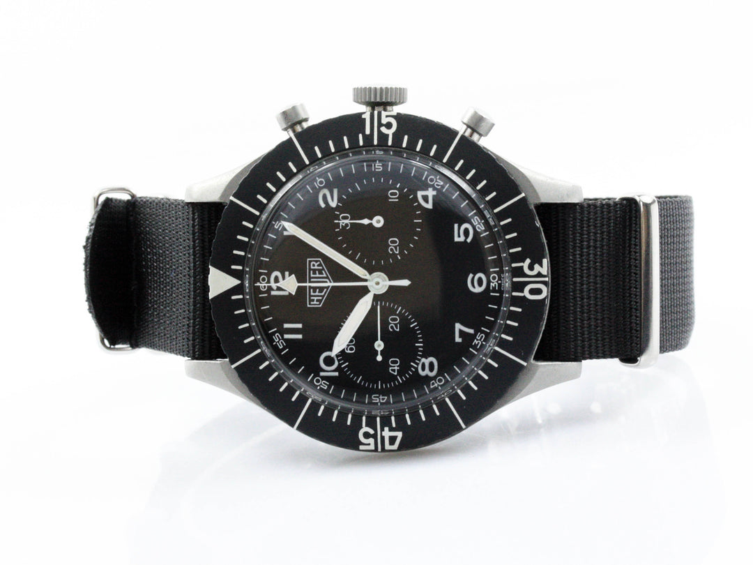 Heuer Bundeswehr Flyback Chronograph Referenz 1550SG