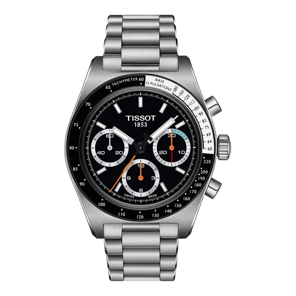 Tissot PR516 Chronograph Handaufzug T149.459.21.051.00 – Herren-Chronograph Edelstahl mit schwarzem Zifferblatt und Tachymeter-Lünette