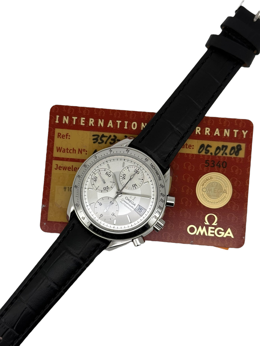OMEGA Speedmaster Day-Date 39 mm Lederband