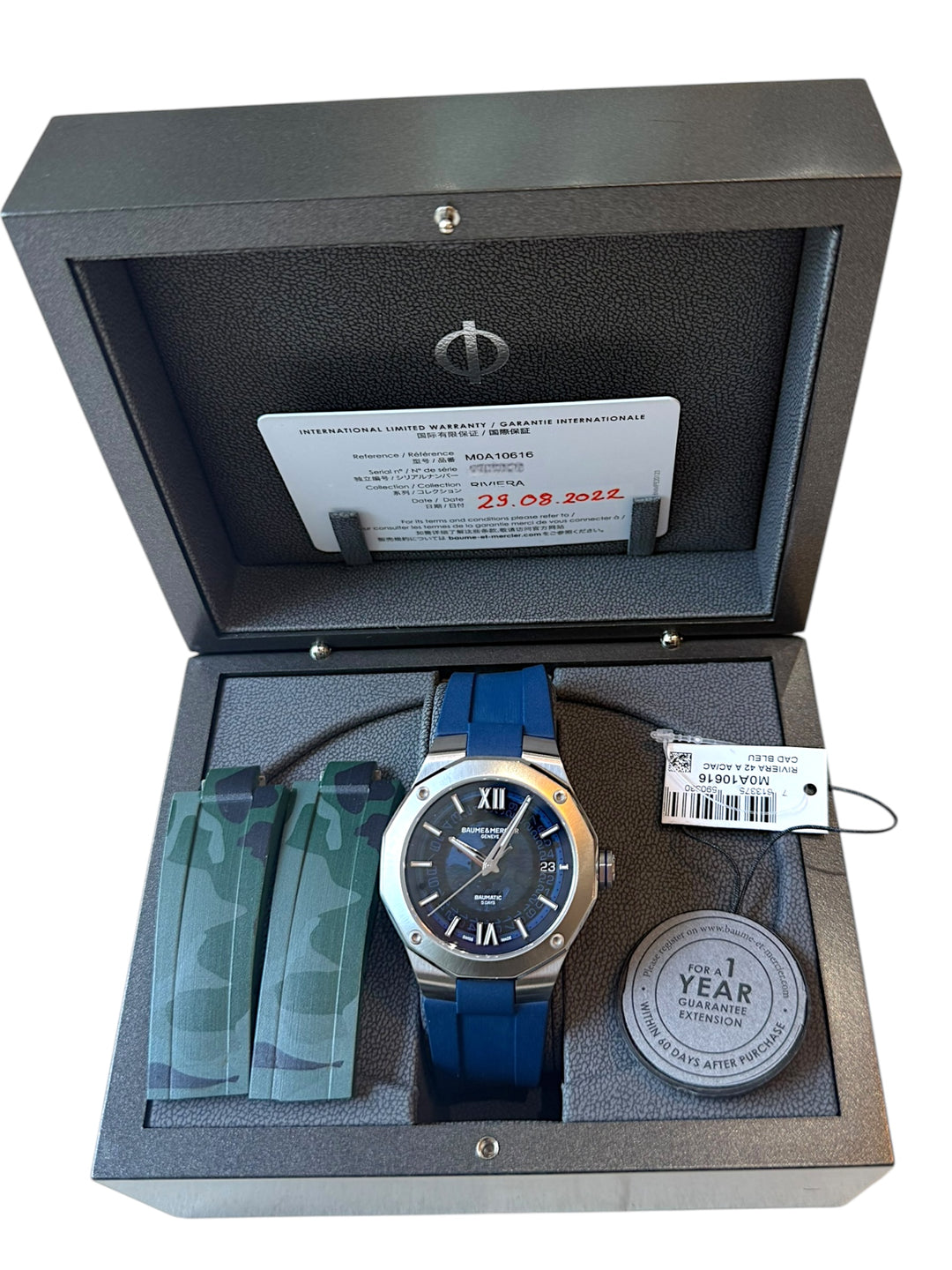 Baume Mercier Riviera Blue Ref.: 10616