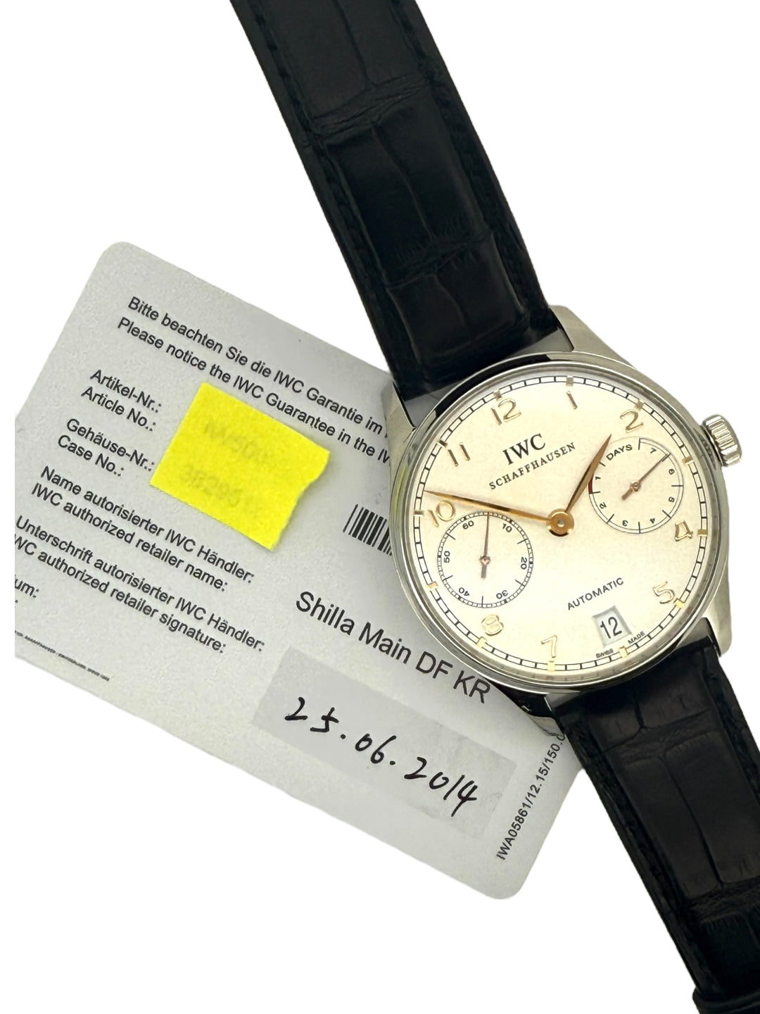 Portugieser Automatic 7 Days Referenz IW500114 BJ.: 2014