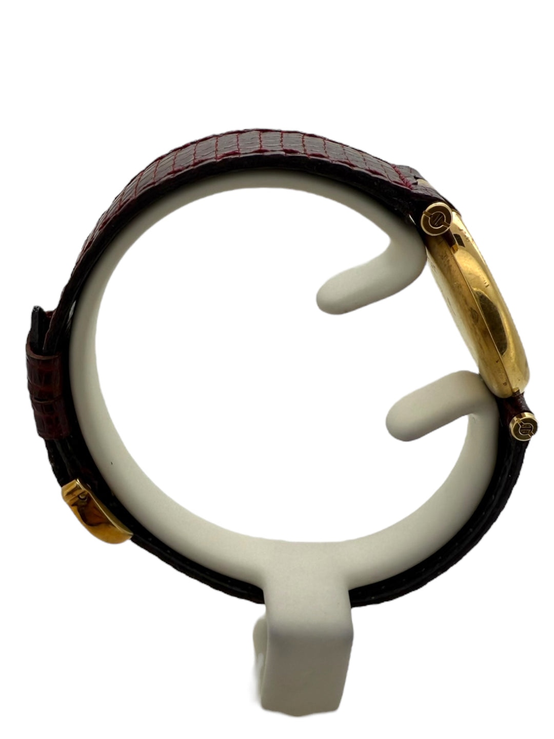 Cartier must de Cartier Vermeil 24 mm 925 Silber Gold Plated Quarz