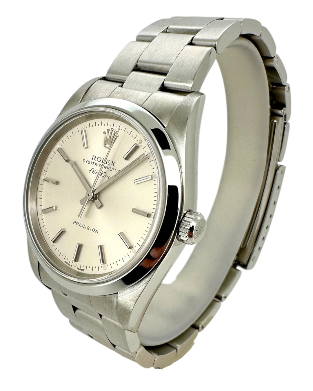 Rolex Air-King Zifferblatt Silber 14000M