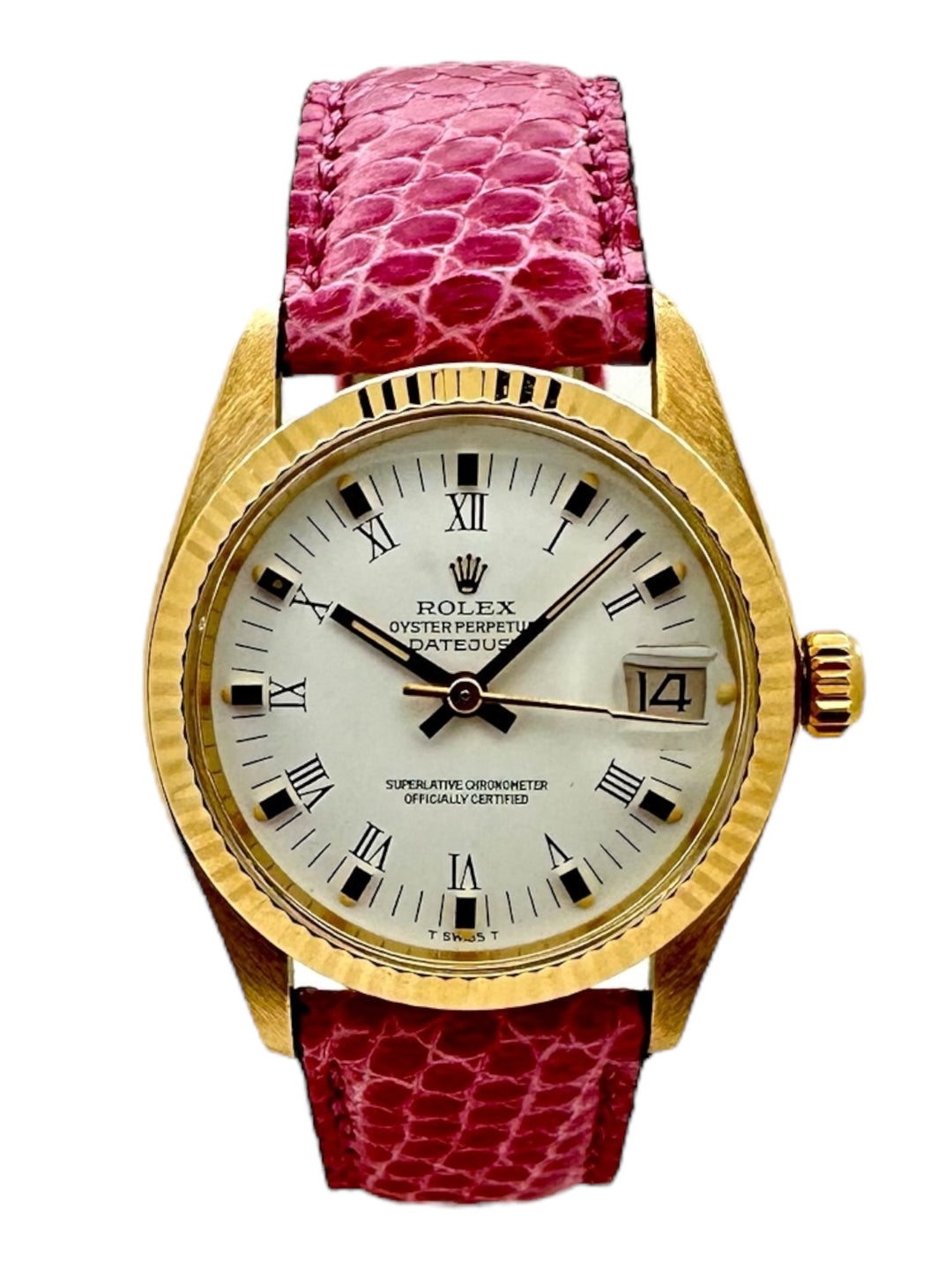 Oyster Perpetual Datejust Lady 18k Gold Referenz 6827