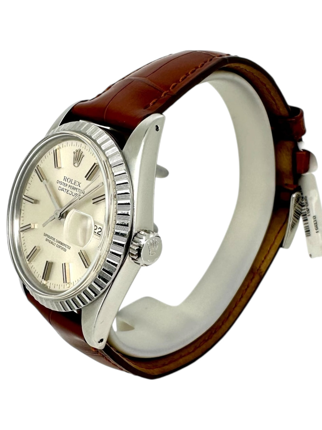 Datejust 36 mm Stahl Lederband Referenz 16030