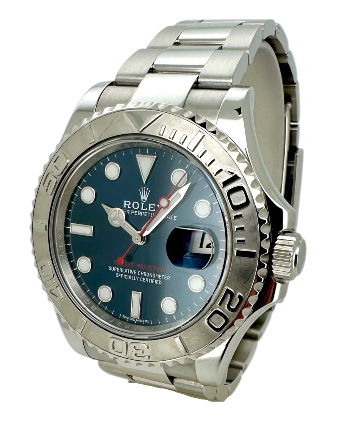 Yacht-Master 40 mm Blaues Zifferblatt Referenz 116622