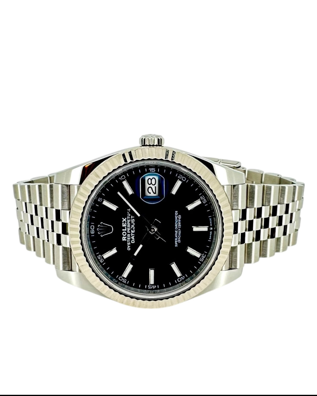 Rolex Datejust 41 mm Blaues Zifferblatt Jubilee Referenz 126334