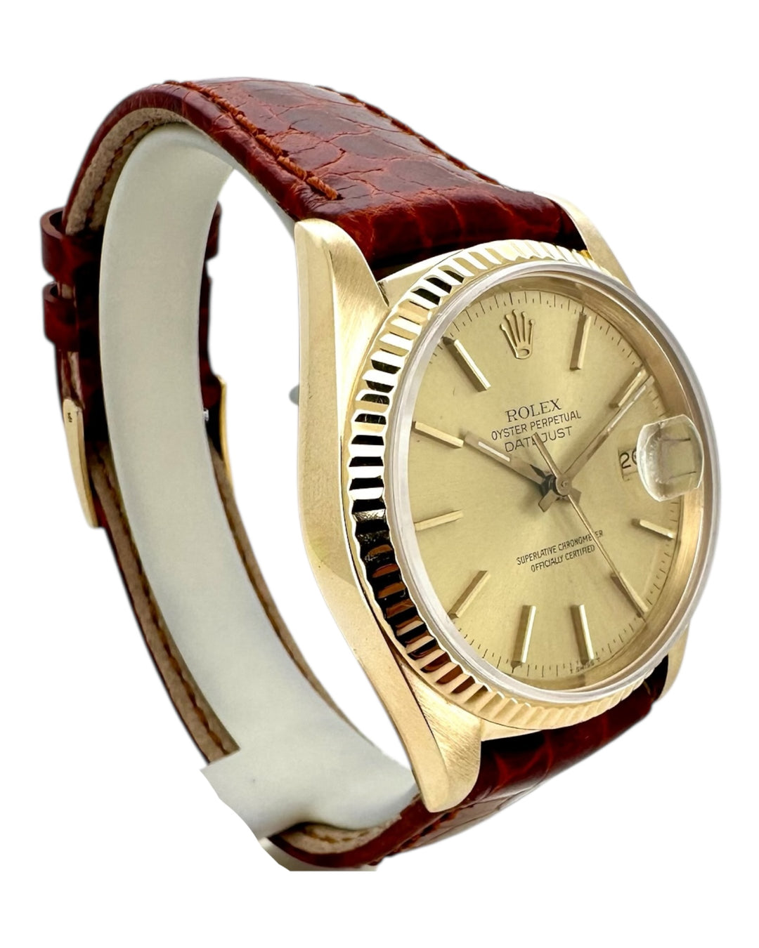 Rolex Datejust 36 mm 18k Gold Referenz 16018