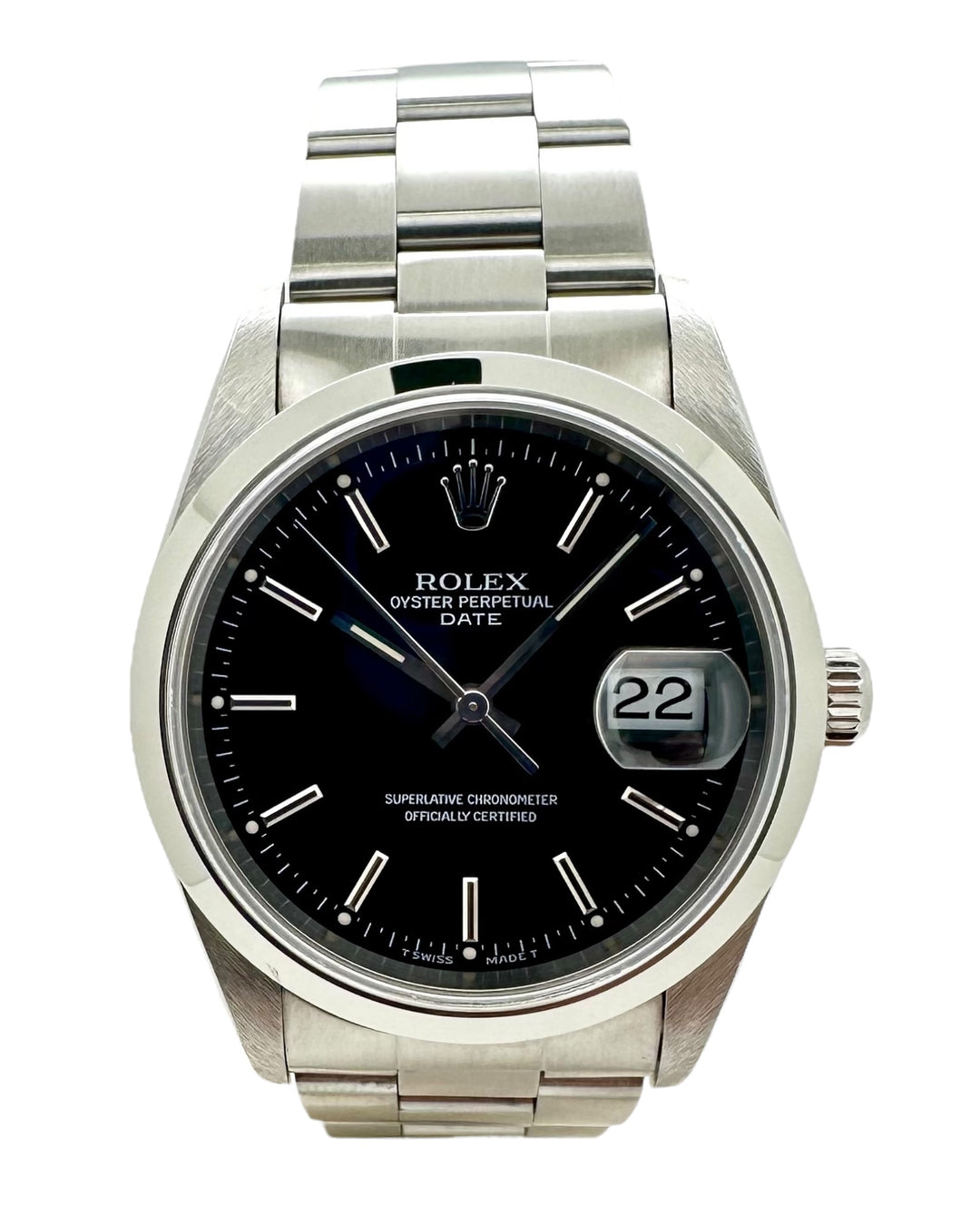Rolex Date 34 mm Jahr 1998 Referenz 15200