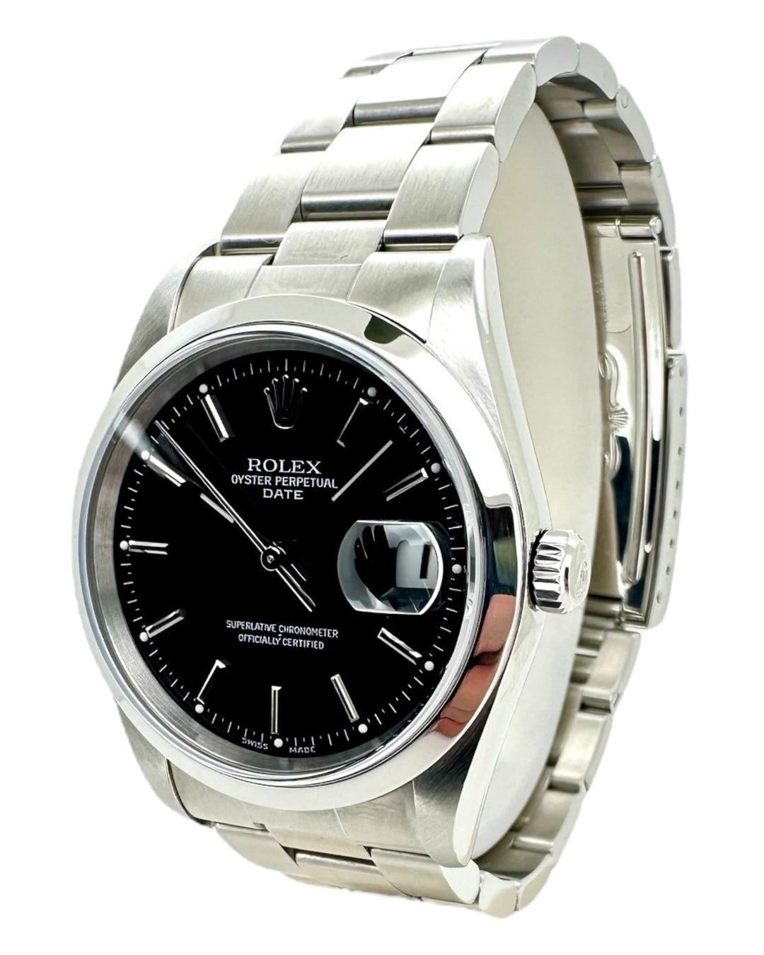 Rolex Date 34 mm Jahr 1998 Referenz 15200
