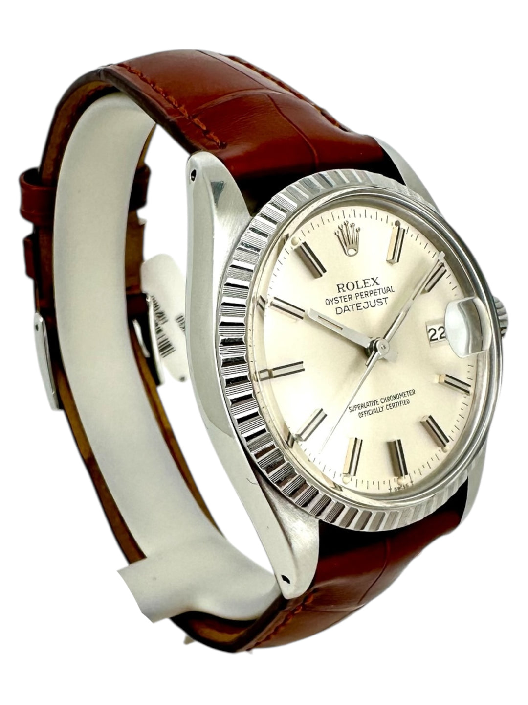 Datejust 36 mm Stahl Lederband Referenz 16030