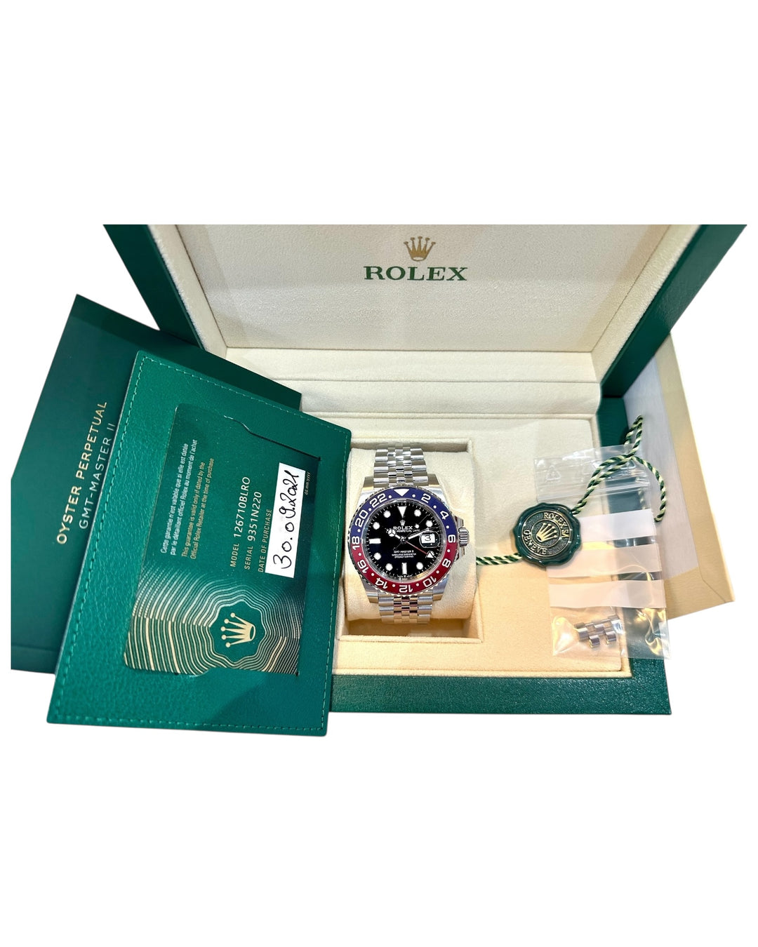 GMT-Master II Pepsi Jubilee Referenz 126710BLRO