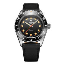 Nivada Grenchen Antarctic Diver Aquamar Black 32068A – Herrenuhr 38 mm, Zifferblatt Schwarz
