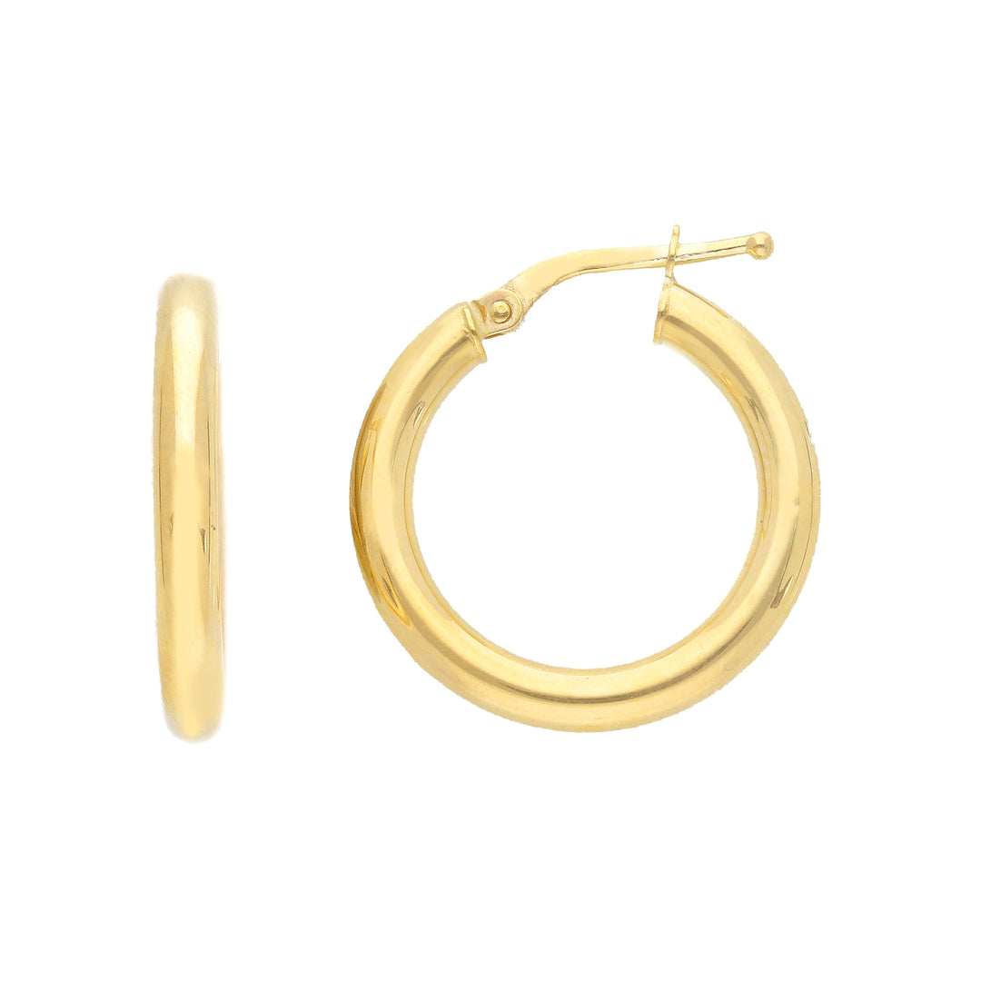 Creole Lun Essence Breit 14Kt 15mm