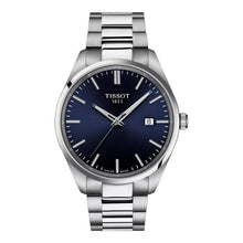 Tissot PR 100 40mm T150.410.11.041.00 – Herrenuhr Edelstahl mit blauem Zifferblatt und Datumsanzeige